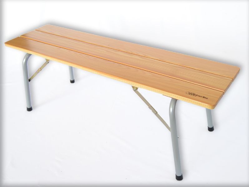 Larch wood folding bench 120 cm - Bench in Larch without backrest cm 120