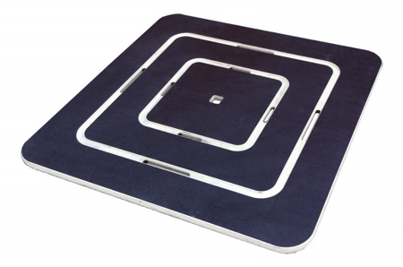 Pedana doccia antiscivolo in compensato marino cm 60x60