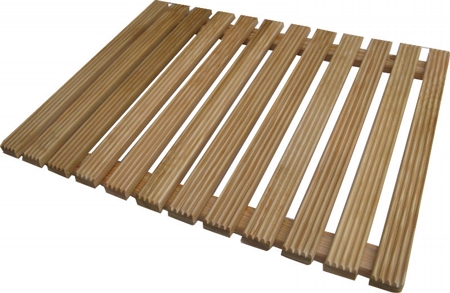 Pedana doccia larice cm 55x69 per piatti da 70x90