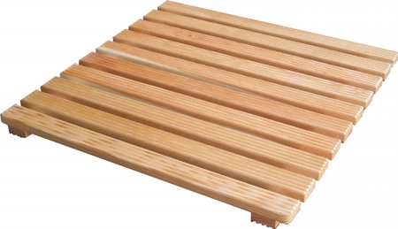 Pedana doccia larice cm 59x59 per piatti da 80x80